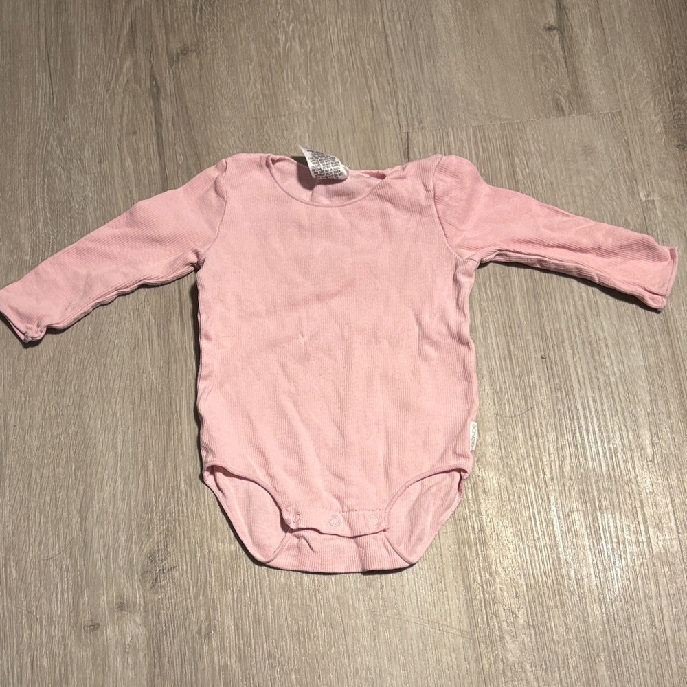Bonds‎ Light Pink Long Sleeve Bodysuit